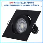 Spot Led Fenix Ii Quadrado Mr16 5w 6000k Preto - Kian