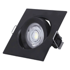 Spot Led Fenix Quadrado Mr16 5w 3000k Preto Kian