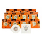 Spot Led Foxlux Quadrado Embutir 5w Bivolt 6500k Branco Kit 3