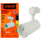 Spot Led Para Trilho Foxlux 12w 3000k Bivolt Branco