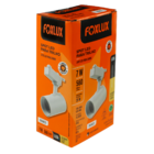 Spot Led Para Trilho Foxlux 7w 3000k Bivolt Branco