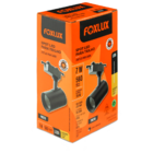 Spot Led Para Trilho Foxlux 7w 3000k Bivolt Preto