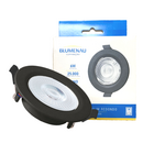 Spot Led Preto Redondo Embutir 6w Branco Frio 6500k