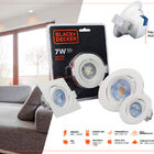Spot Led Quadrado Black + Decker 7w Branco Frio