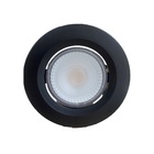 Spot Led Redondo 3w Preto Branco Frio 6500k Bivolt