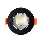 Spot Led Redondo De Embutir Easy 7w Preto Bivolt Llum 4000k L