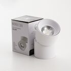 Spot Led Sobrepor Alny Branco 10w 3000k Direcionável Bivolt