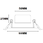 Spot Led Tramontina Redondo 5 W 3000 K Luz Amarela