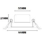 Spot Led Tramontina Redondo 7 W 3000 K Luz Amarela