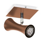 Spot Luminária  Sobrepor Direcionável 1 Bocal Cobre7911