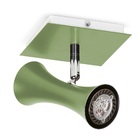 Spot Luminária  Sobrepor Direcionável 1 Bocal Verde 7911