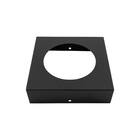 Spot Luminária Semi Embutido Fast Alumínio Preto P/ Ar111 Sta