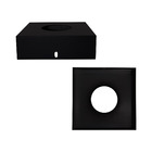 Spot Luminária Semi Embutido Fast Alumínio Preto P/ Ar70 Star