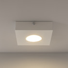 Spot Luminária Semi Embutido Fast Em Alumínio Branco P/ Ar70