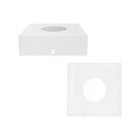 Spot Luminária Semi Embutido Fast Em Alumínio Branco P/ Ar70