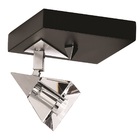 Spot Luminária Sobrepor Moderno 1 Bocal Preto 7801