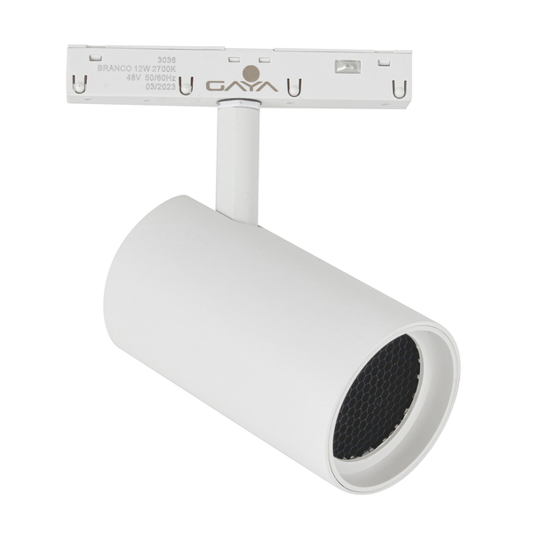 Spot Mag LED Amarelo 12W Branco Gaya 48V