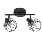 Spot Merone 2Xe14 Metal Preto Fosco Inspire