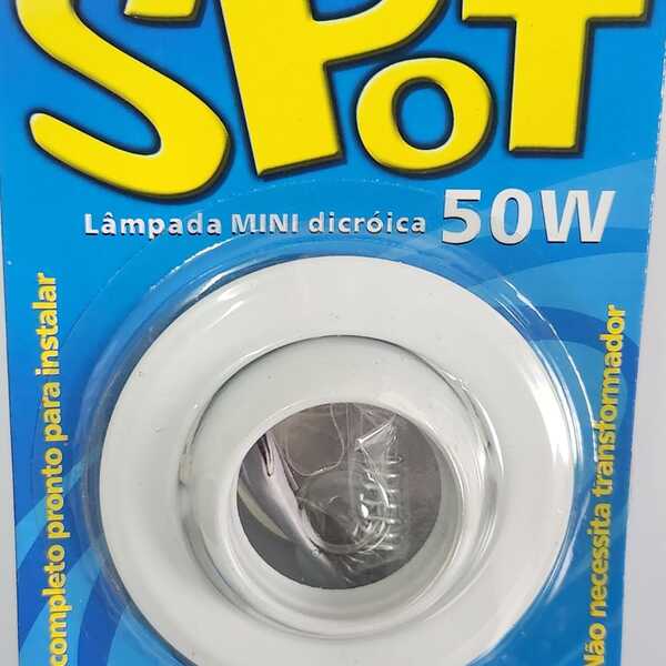 Spot Mini Dicroica Olho De Boi Lindo Branco Embutir Redondo P