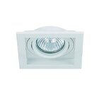 SPOT MODULAR BELLA RECUO BRANCO DICROICA MR16 QUADRADO SISTEM
