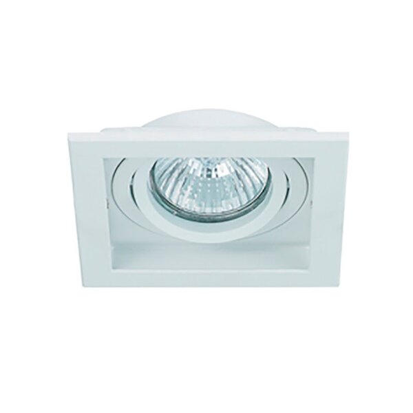 SPOT MODULAR BELLA RECUO BRANCO DICROICA MR16 QUADRADO SISTEM