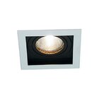 SPOT MODULAR BELLA RECUO PRETO PAR 20 QUADRADO SISTEMA CLICK