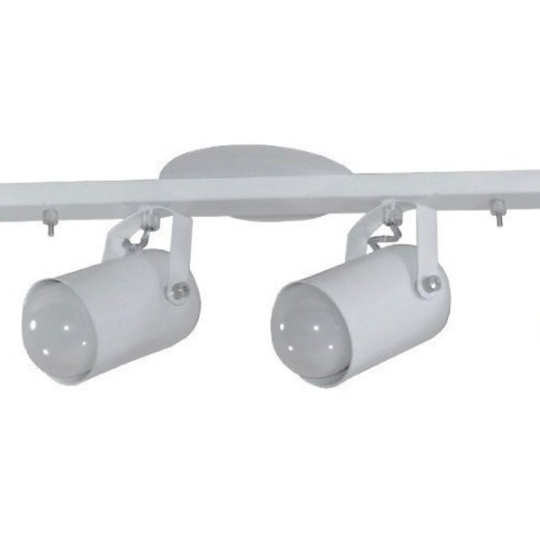 Spot No Trilho Para 04 Lâmpadas Branco Sala Cozinha Quarto