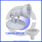 Spot P/ Lâmpada Ar70 Sobrepor Soquete Bocal Gu10