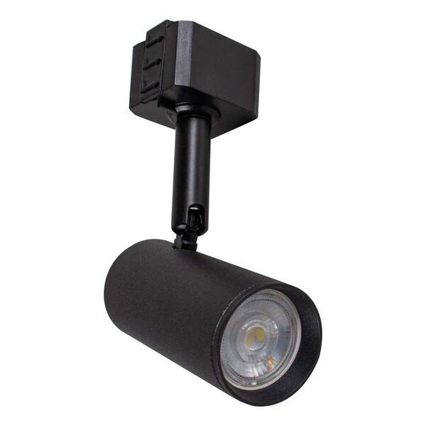 Spot P Trilho Eletrificado Preto Starlux Ztl015 + Led Mr11 B