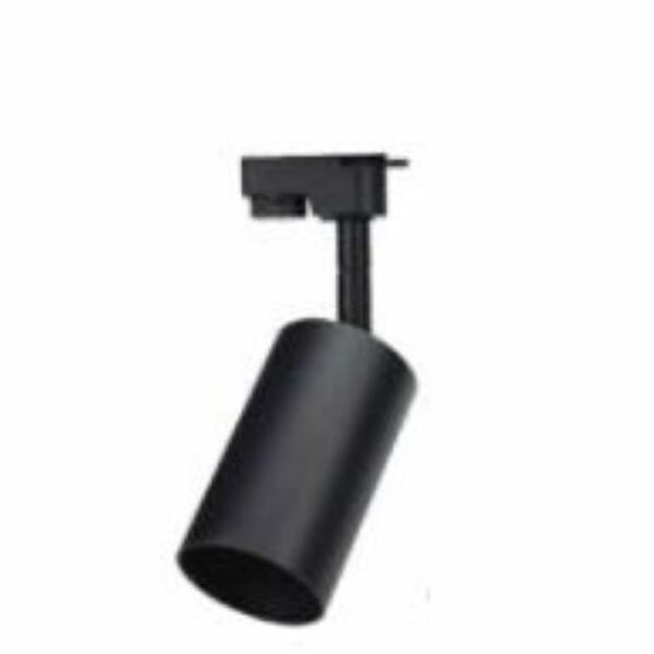 Spot Par20 Para Trilho Cilíndrico Preto 2,25x11,8x6,8cm
