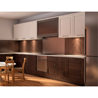 Spot Para Móveis Led Pik Quadrado 1w Preto 2 Peças Luz Fria 6