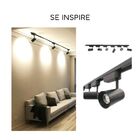 Spot Para Trilho 20w 3000k Preto - Good Lighting