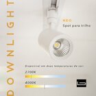 Spot Para Trilho Branco Led 5w 2700k Neo Dl143b5 Bella