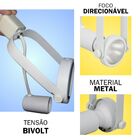 Spot Para Trilho Eletrificado E27 Minimalista Preto Par30