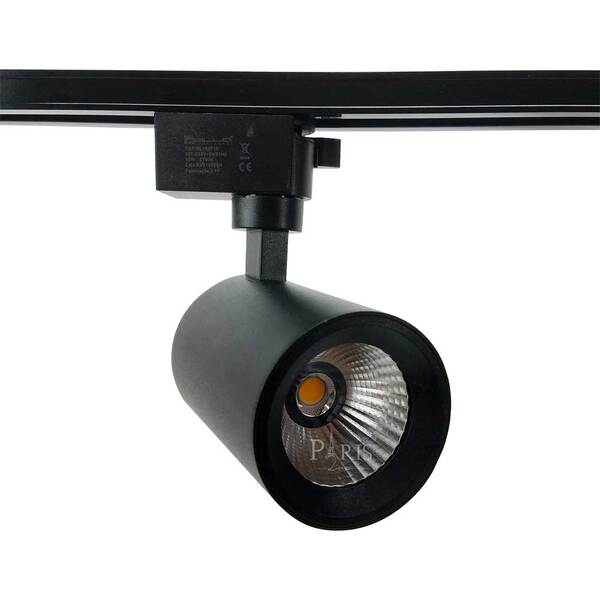 Spot Para Trilho Preto Led 10w 2700k Neo Dl143p10 Bella