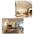 Spot Para Trilho Sobrepor 7w In Branco Branco Frio*