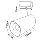 Spot Para Trilho Volant 10w 3000k Bivolt Branco