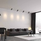 Spot Piere Sobrepor Direcionável Preto P/ Led Mr16 Nordecor S