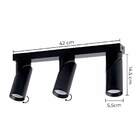 Spot Piere Sobrepor Triplo Direcionável C/ Canopla P/ Mr16 63