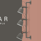 Spot Pixar Triplo Cinza Bivolt