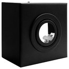 Spot Plafon Sobrepor Box Quadrado Mr16 Direcionável Preto