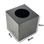 Spot Plafon Sobrepor Box Quadrado Mr16 Preto + Led 4,8w Branc