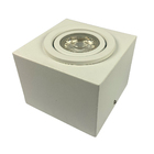 Spot Plafon Sobrepor Box Quadrado Par20 Branco + Led 7w Branc