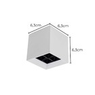 Spot Plafon Soul Sobrepor 4 Focos 24° 5w Luz Quente 83885 Opu