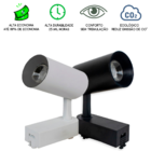 Spot Preto Led 10w 3000k Para Trilho Eletrificado