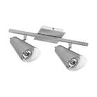 Spot Pt 02 Prata 2 Lâmpadas