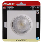 Spot quadrado 5w Branco Neutro AVANT