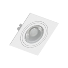 Spot Quadrado Branco Led Integrado 5w Bivolt Branco Frio