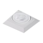 Spot Quadrado Embutir No Frame Gu10 P/ Mr16 Branco Gaya St2888