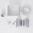 Spot Quadrado Embutir No Frame Gu10 P/ Mr16 Branco Gaya St2888